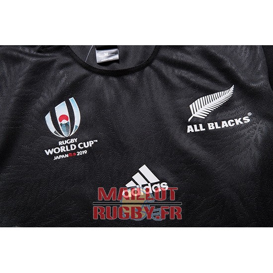 Maillot Nouvelle-zelande All Black Rugby RWC2019 Domicile